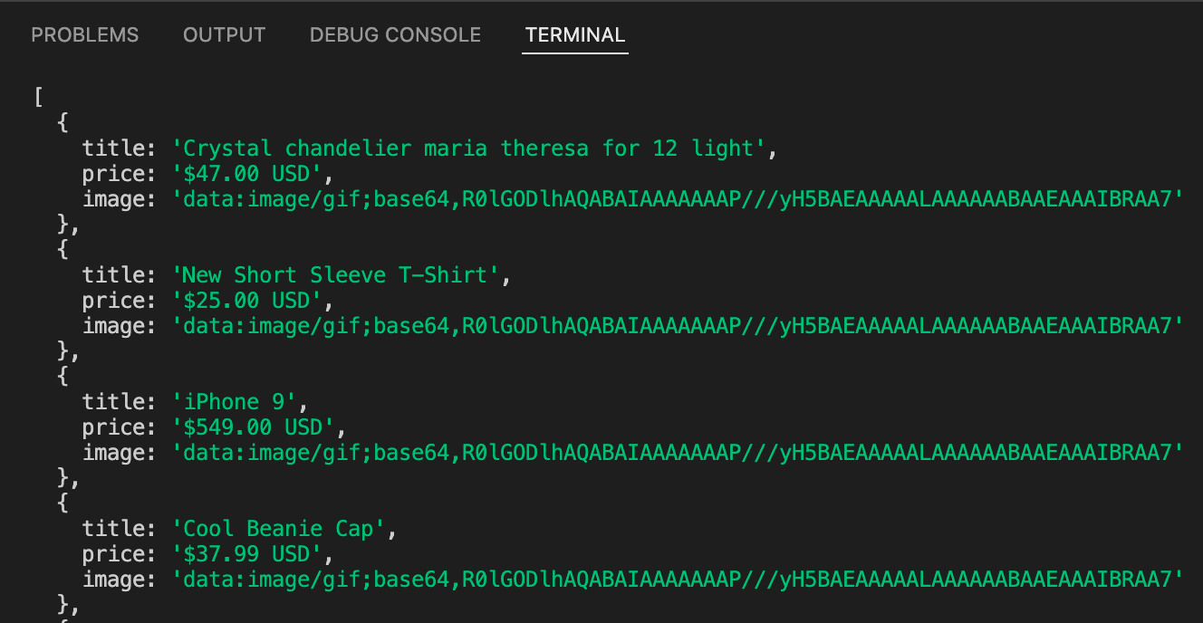 Bad results in console