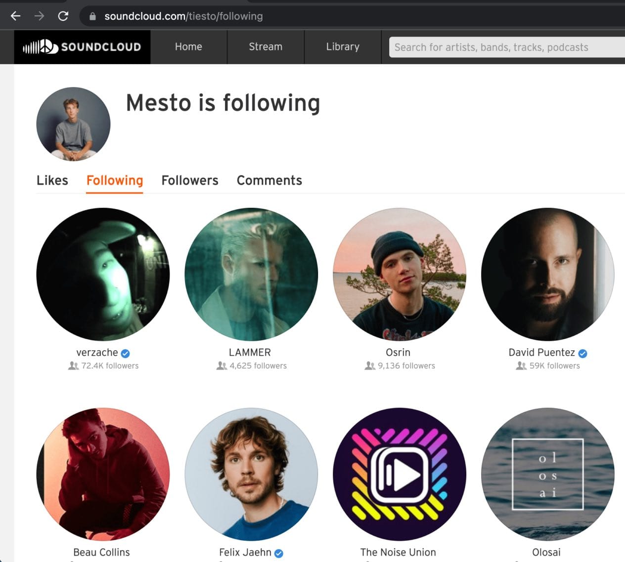 Request intercepted and sent to Mesto&#39;s page instead